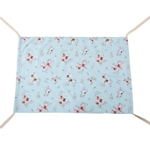 Portable baby crib hammock made of soft crushed velour in various colors to help reduce SIDS and flat head syndrome