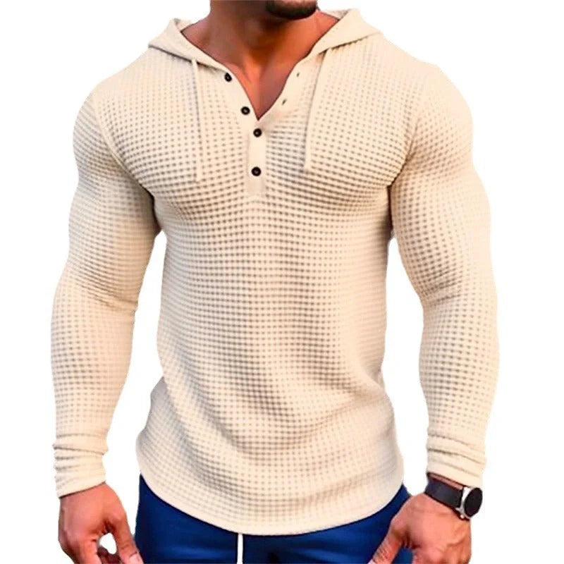 Men's casual pullover sweatshirt in various classic colours, featuring a tailored fit and soft, breathable polyester fabric for all-day comfort and style.