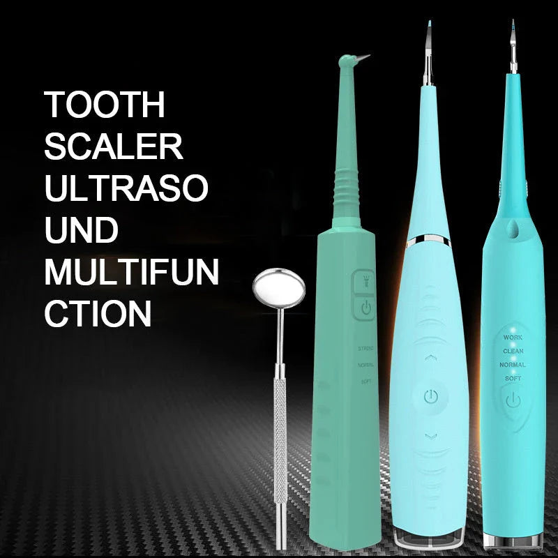 Waterproof Electric Toothbrush Cleaner with Vibrating Head, Silica Gel and ABS Materials, Ergonomic Handle for Effective Plaque and Tartar Removal