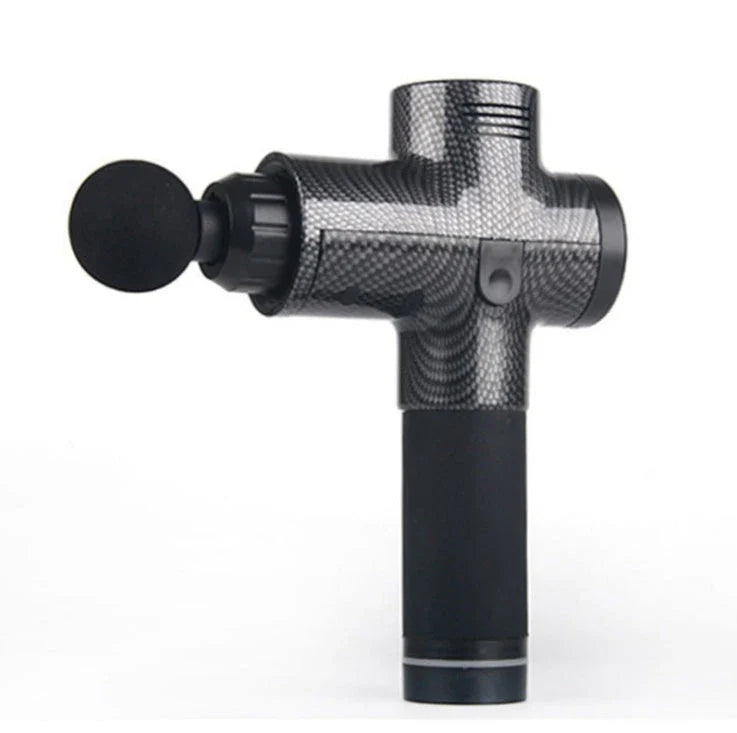 Premium deep tissue massage gun with interchangeable heads and whisper-quiet operation for relaxing muscle therapy