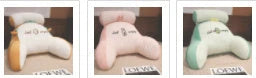 Plush lumbar cushion with ergonomic design for comfortable back and neck support on sofa, chair, and bed