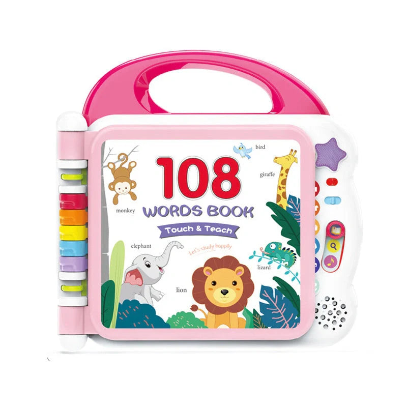 Educational English Kids Intelligent Book Learning Machine with Bluetooth in vibrant colours