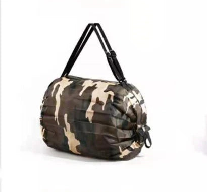 Foldable tote bag made of durable 210D Oxford cloth, featuring a roomy storage space and various stylish color options for on-the-go organization and convenience.