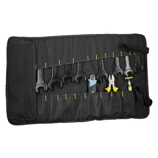 Versatile Portable Tool Organizer Bag made of 600D Oxford cloth with multiple pockets for efficient tool storage and organization