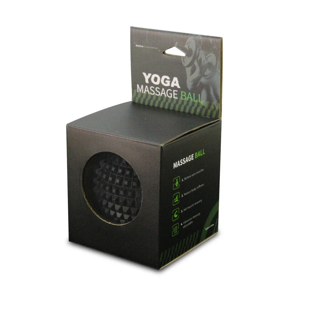 Premium vibrating massage ball with 4 adjustable vibration modes for muscle relaxation and recovery