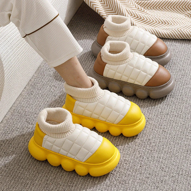 Stylish and cosy cotton insulated snow boots for men, available in a range of fashionable colours with a durable non-slip sole