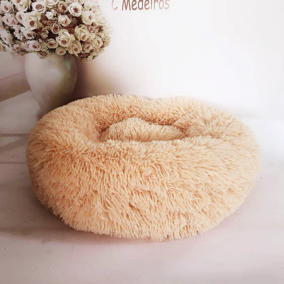 Cosy Plush Pet Nest in various colours and sizes for ultimate pet comfort