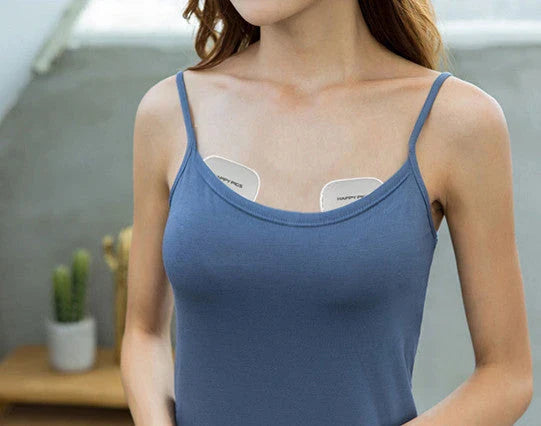 Portable, hands-free electric breast pump with quiet operation and premium construction