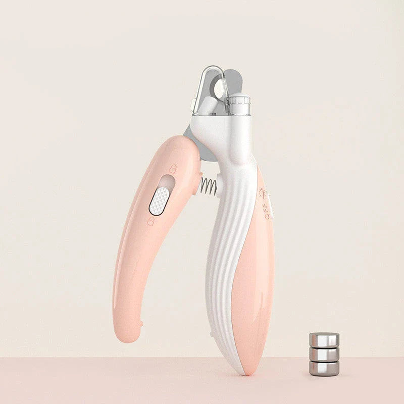 Premium electric pet nail grinder with LED light for safe, precise nail trimming of cats and dogs