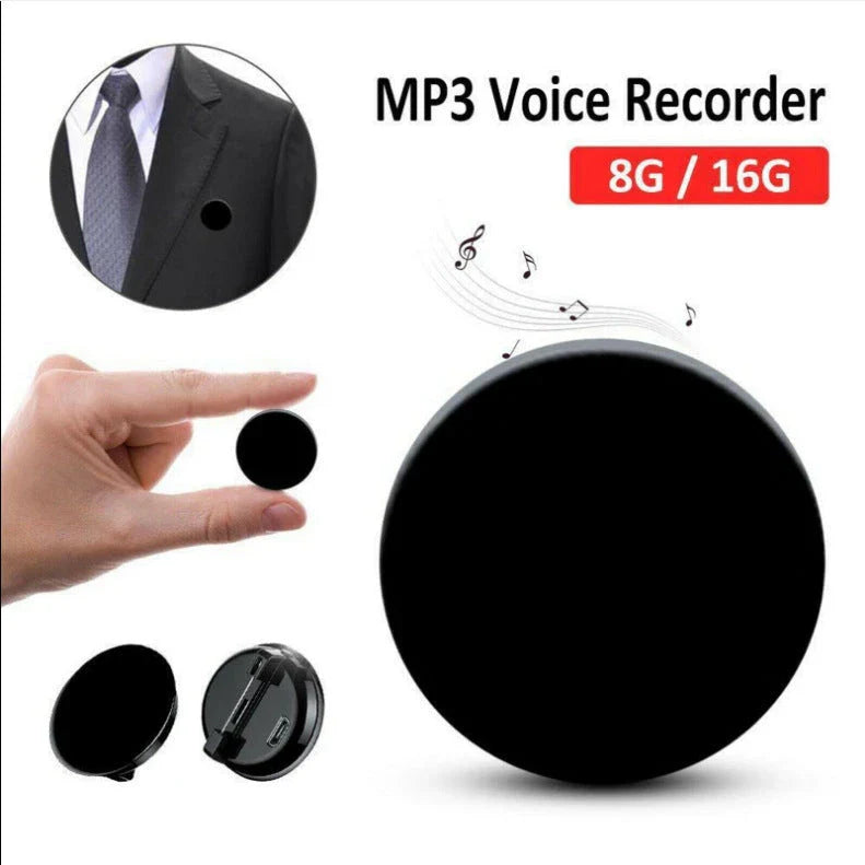 Professional voice recorder with high-definition noise reduction and HIFI MP3 player capabilities