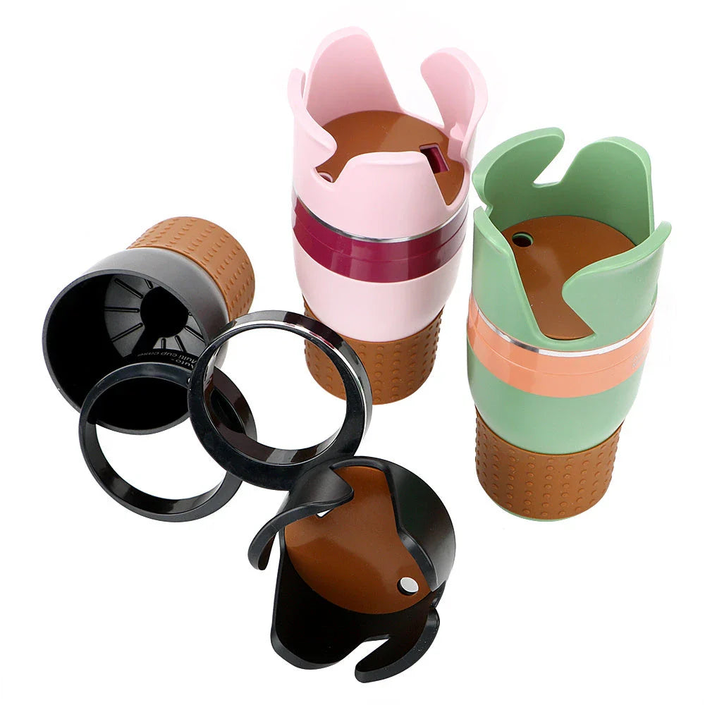 Adjustable car cup holders made of premium ABS materials, available in various colours to enhance your vehicle's interior