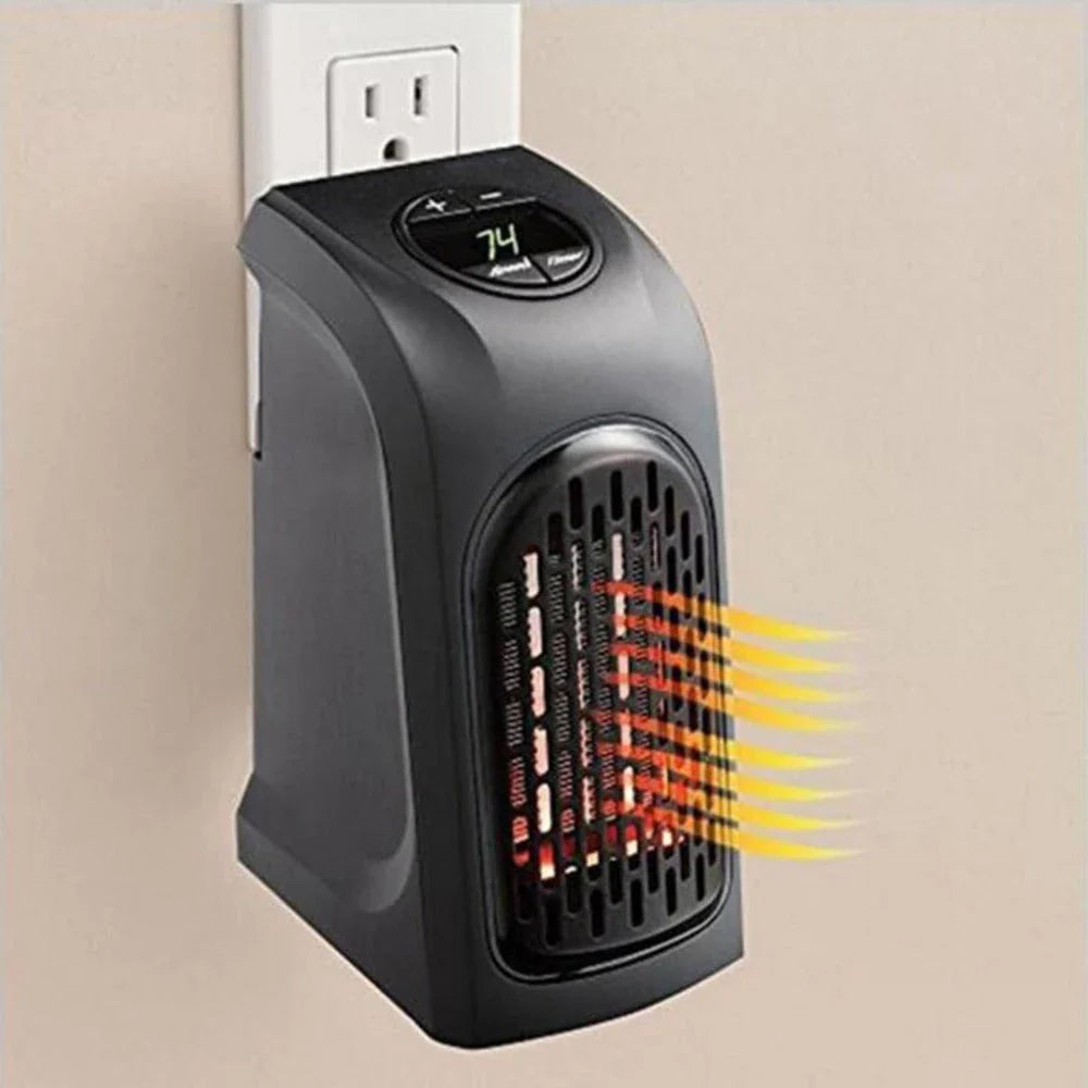 Cozy Ceramic Space Heater with adjustable temperature and airflow settings, compact and portable design for use in home or office