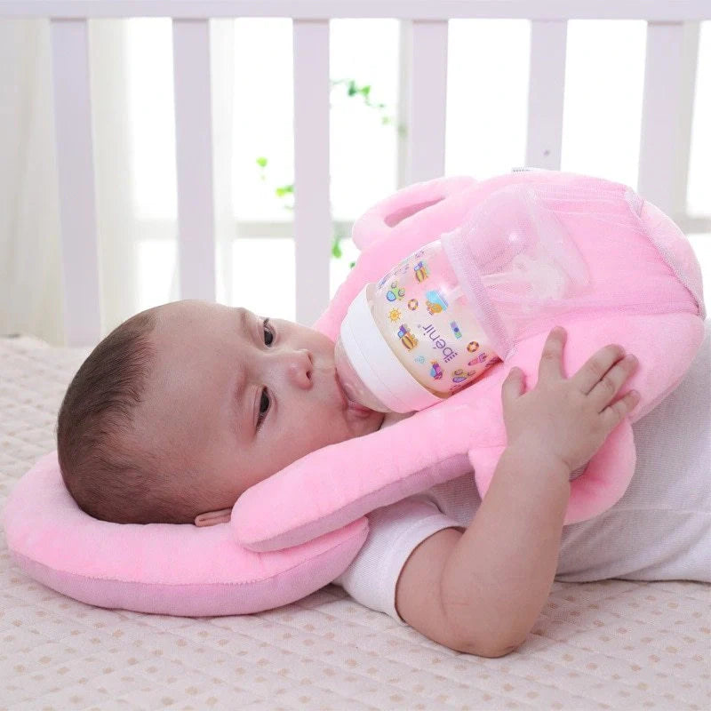 Multifunctional Newborn Nursing Pillow in soft, breathable fabric for comfortable breastfeeding support
