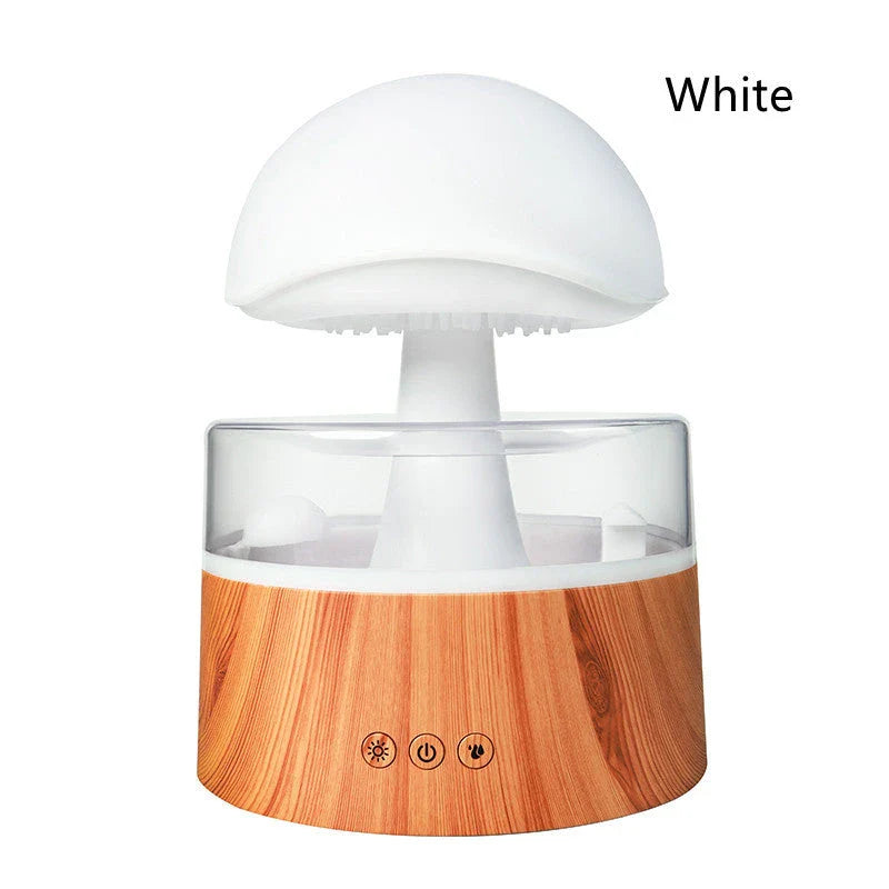 Cloud Rain Humidifier with Aromatherapy Diffuser - Relaxing Ambiance with Simulated Rainfall and Essential Oil Diffusion