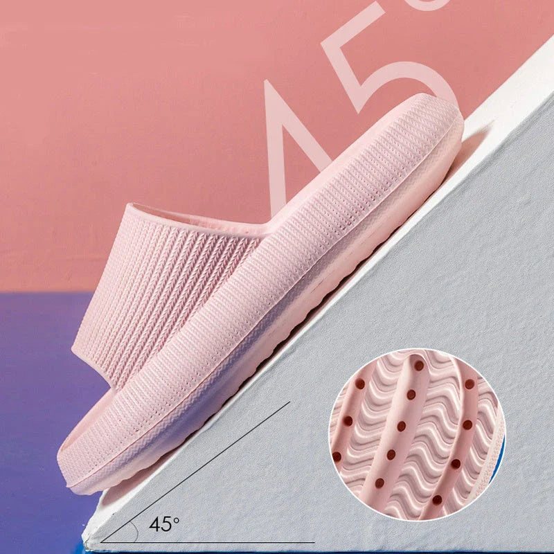 Women's premium EVA slippers in various colors and sizes, featuring soft, cushioned soles and durable non-slip design.
