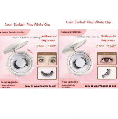 Magnetic mink false eyelashes in various styles and colours, designed for a natural and captivating eye look.