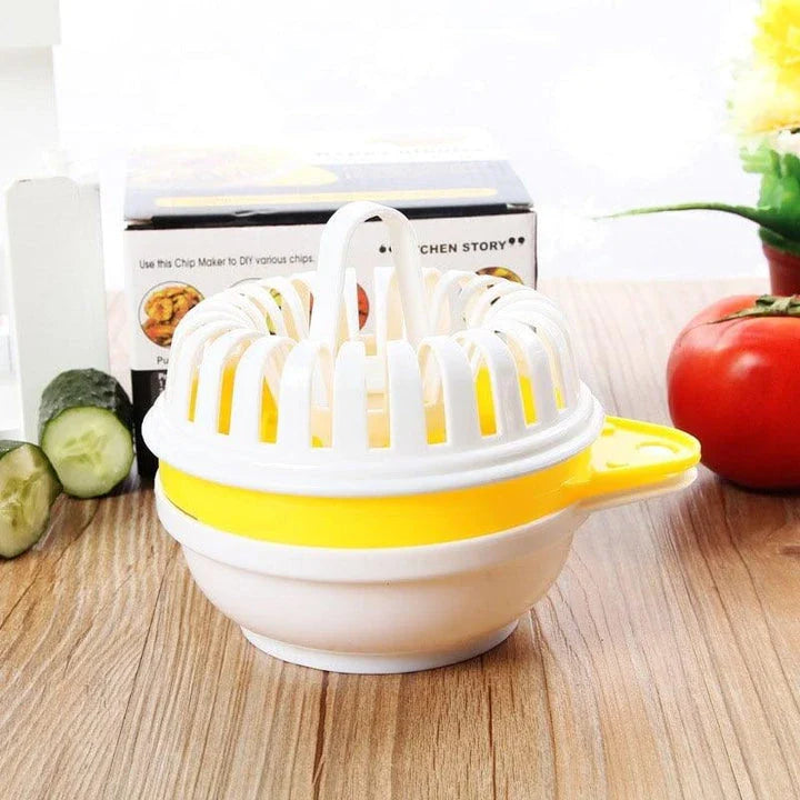 Trendha Potato Chips Maker - Adjustable thickness settings for perfectly crisp homemade potato crisps