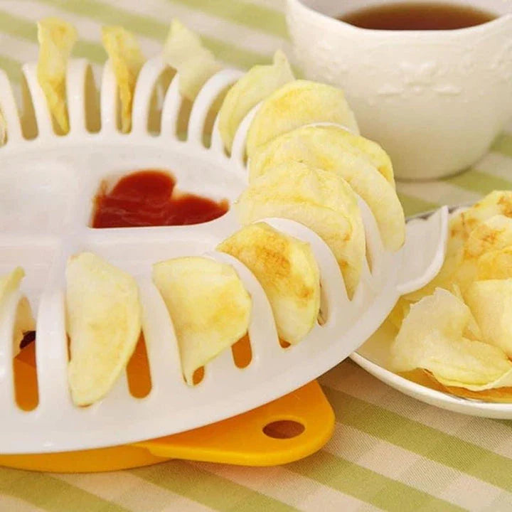 Trendha Potato Chips Maker - Adjustable thickness settings for perfectly crisp homemade potato crisps