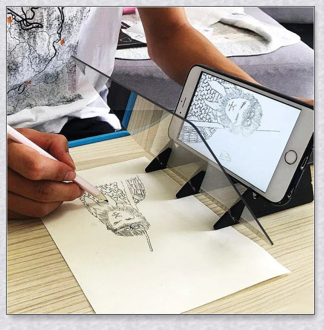 Sketch Wizard Tracing Projector - Innovative optical reflection technology for effortless sketching and drawing