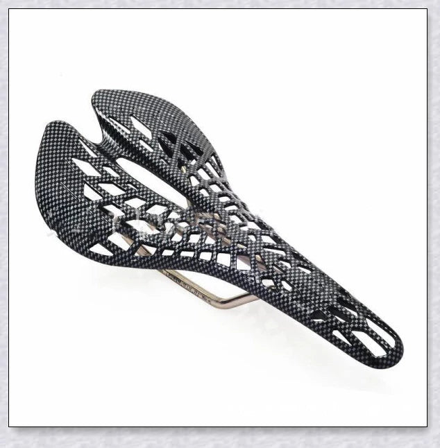 Inbuilt Saddle Suspension - Ergonomic bicycle seat with shock-absorbing design for comfortable cycling