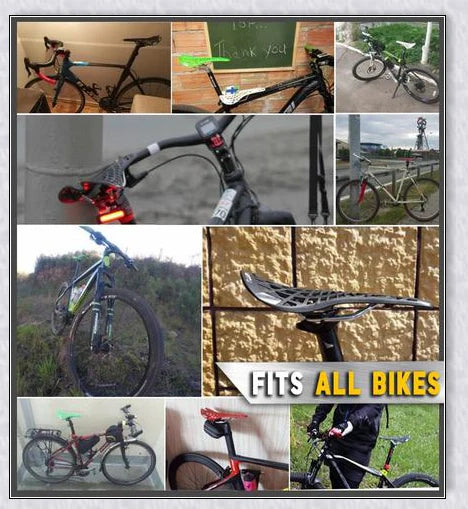 Inbuilt Saddle Suspension - Ergonomic bicycle seat with shock-absorbing design for comfortable cycling