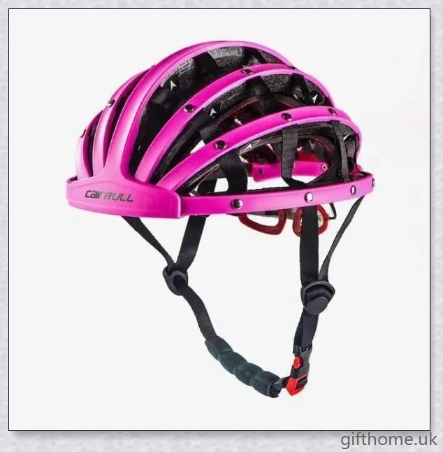 Foldable Bike Helmet with Compact Design, Impact-Resistant Materials, and Adjustable Fit for UK Cyclists