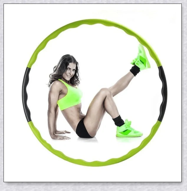 Premium weighted hula hoop designed for effective waist slimming and full-body toning