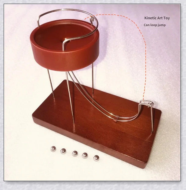 Perpetual Motion Marble Machine - A captivating desk toy that showcases the wonders of physics and engineering.