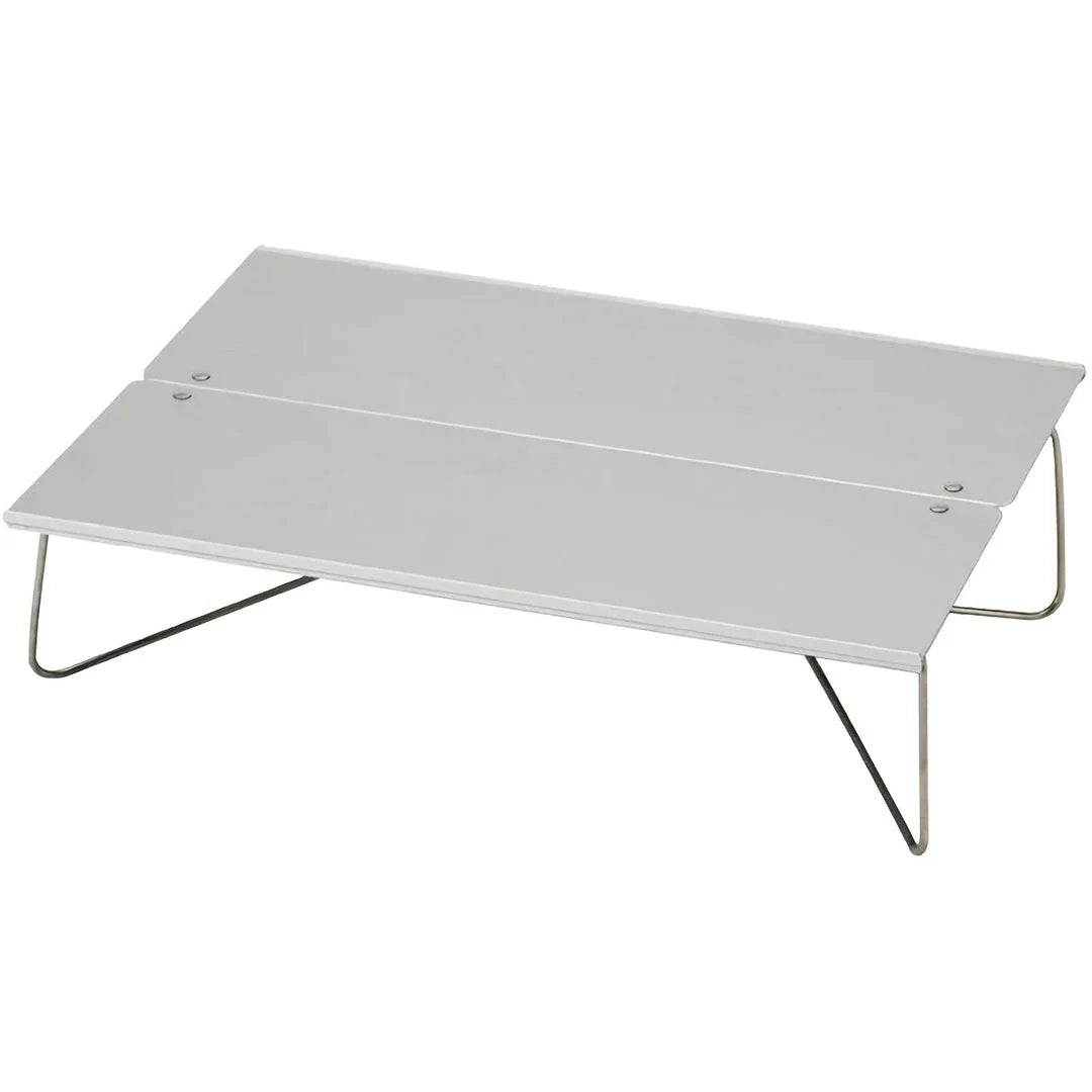 Lightweight and compact portable aluminium camping table for outdoor adventures