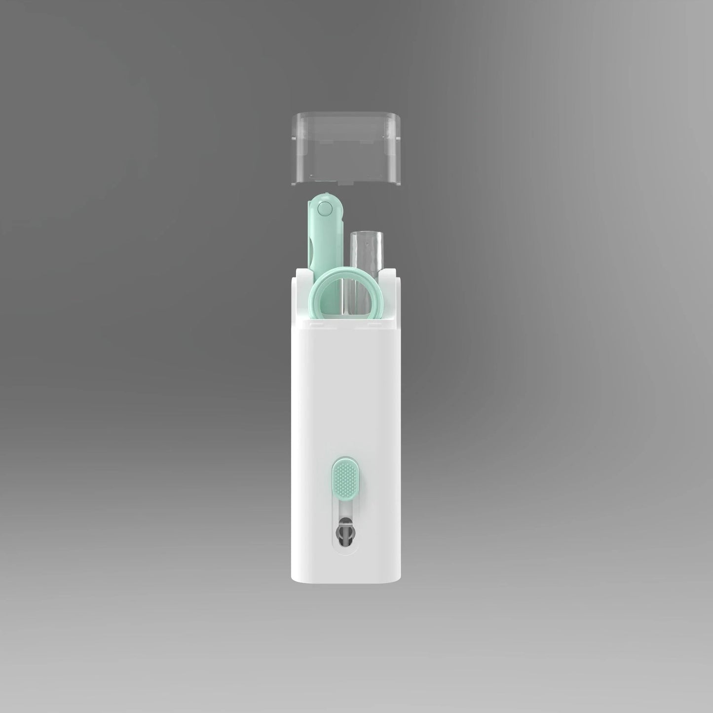 Multifunctional Bluetooth Earbuds Cleaning Kit with Silicone Tips, Retractable Brush, and Microfibre Cloth for UK Tech Enthusiasts