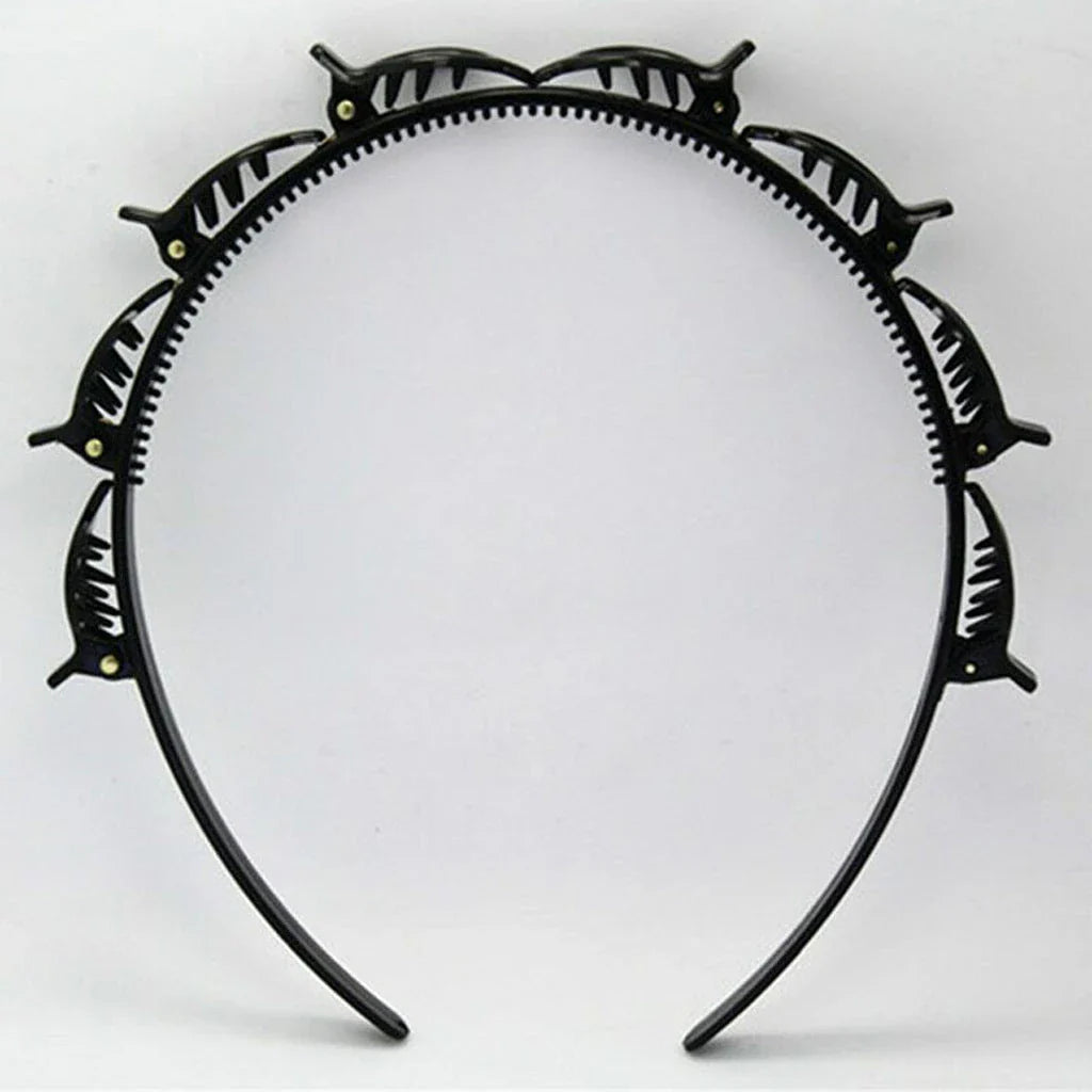 Stylish Korean-inspired double bangs hair clips and headbands for women