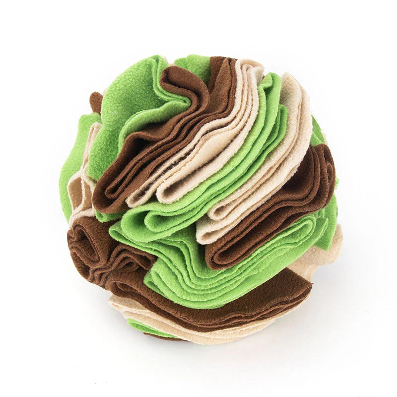 Premium snuffle puzzle mat made of soft, eco-friendly polar fleece to stimulate pets' natural foraging instincts