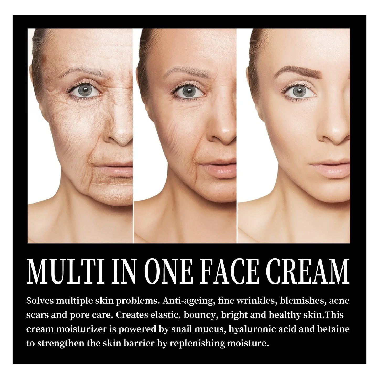 Premium Snail Cream for anti-aging and skin firming