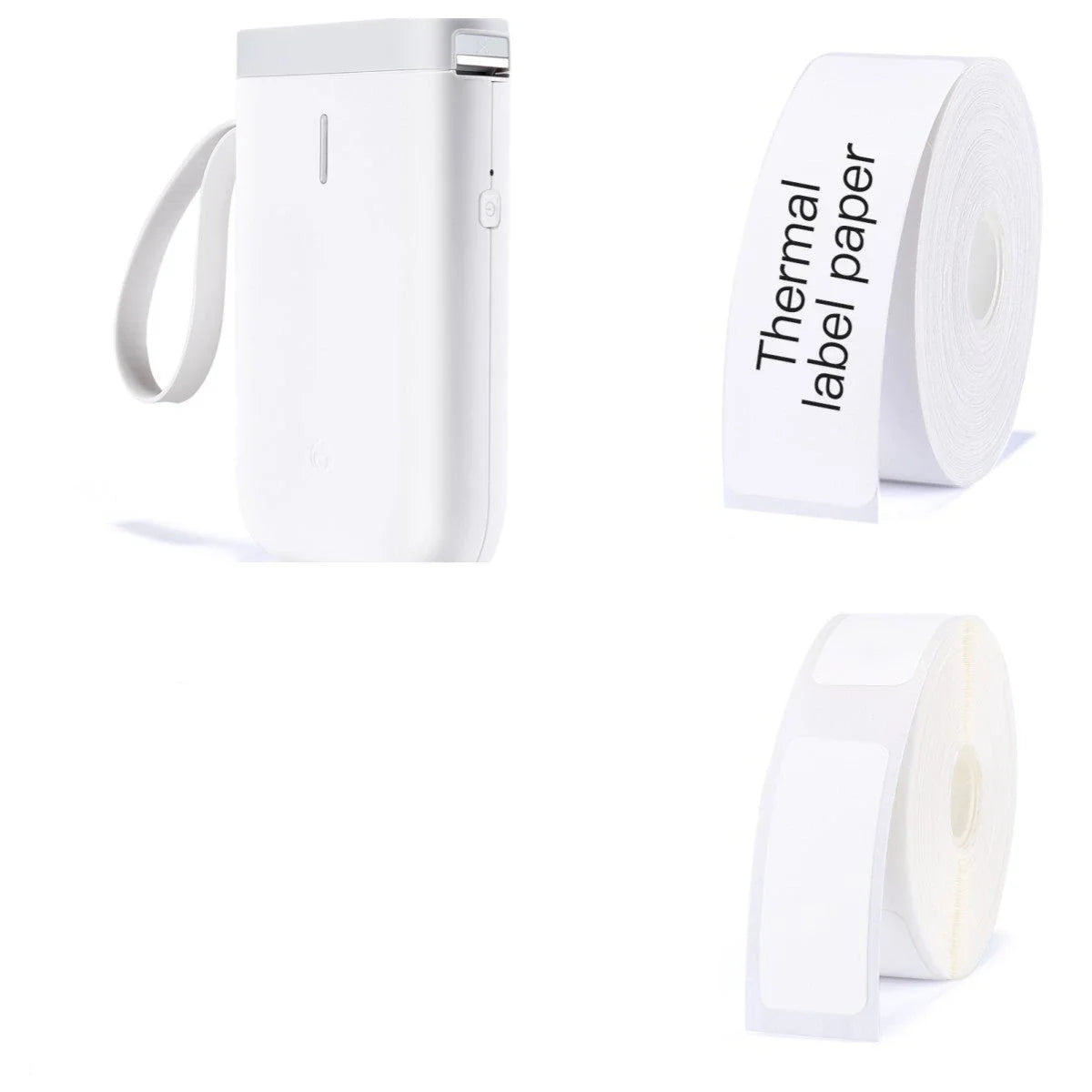 Compact Bluetooth Label Printer with thermal printing technology, Bluetooth connectivity, and versatile label design capabilities for home and office use