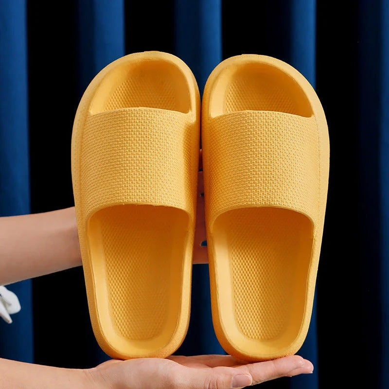 Women's premium EVA slippers in various colors and sizes, featuring soft, cushioned soles and durable non-slip design.