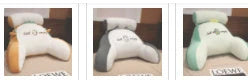 Plush lumbar cushion with ergonomic design for comfortable back and neck support on sofa, chair, and bed