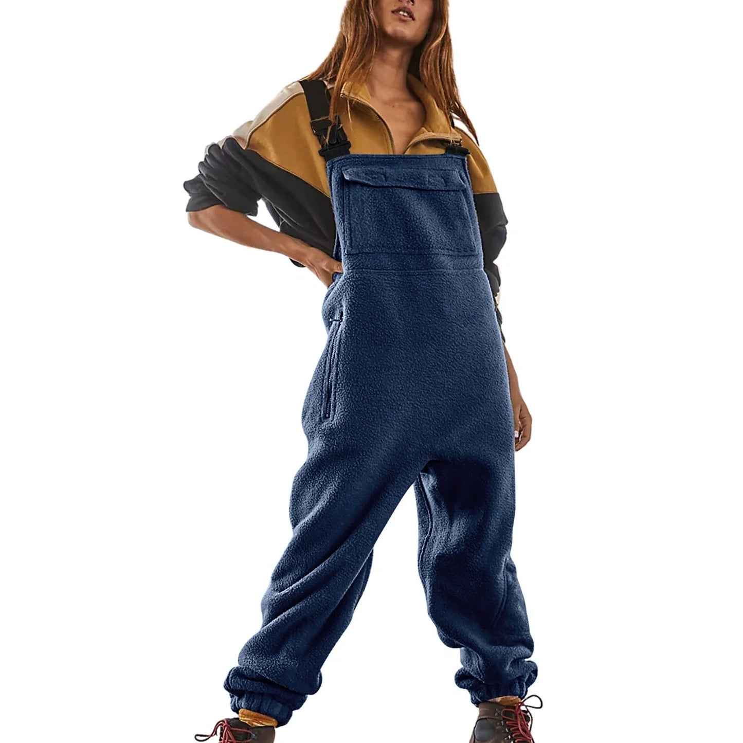 Premium Workwear Jumpsuit in Cosy Polar Fleece - Versatile Office Attire in Multiple Colours