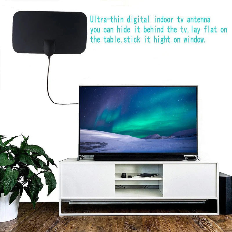 Compact Mini HDTV Indoor Antenna for crystal-clear digital TV reception