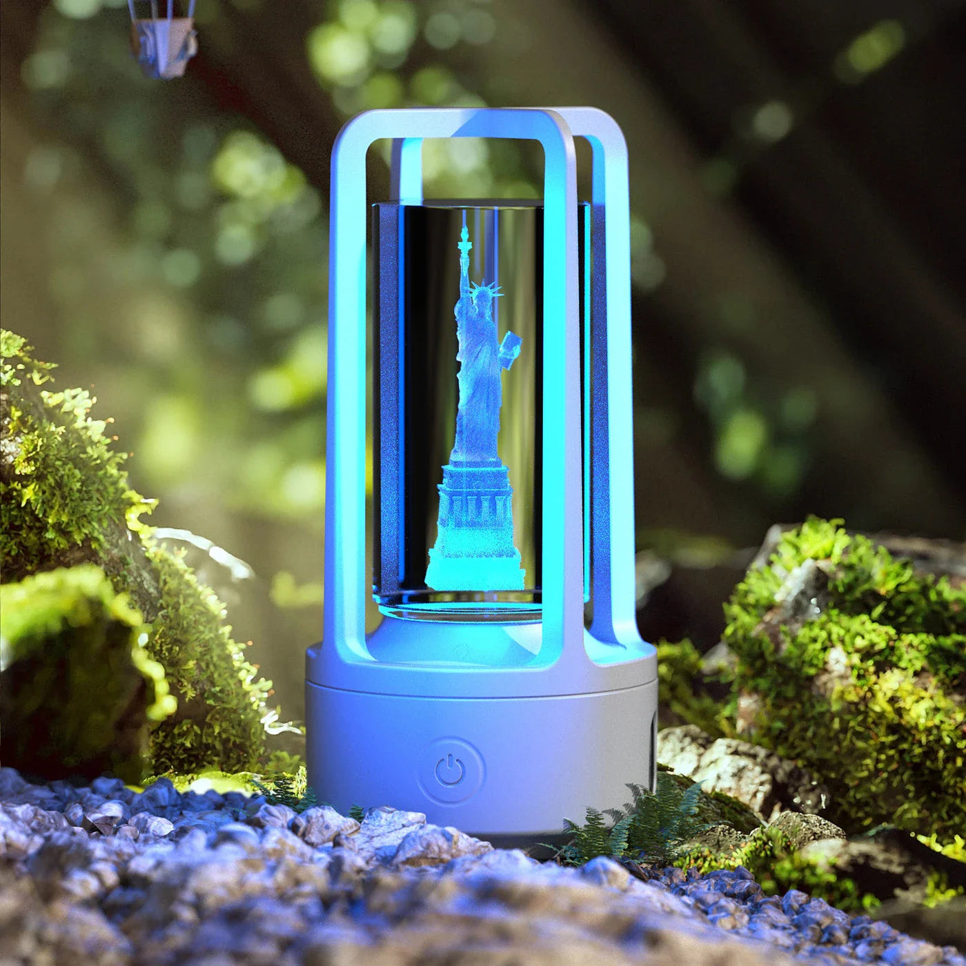 Elegant 2-in-1 Bluetooth speaker lamp with touch control, available in various color and design options