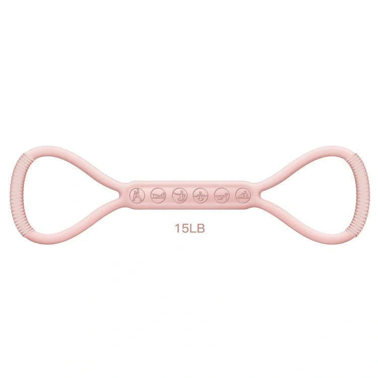 Premium resistance bands for women's chest fitness workouts, available in a range of colours and resistance levels for targeted muscle development.