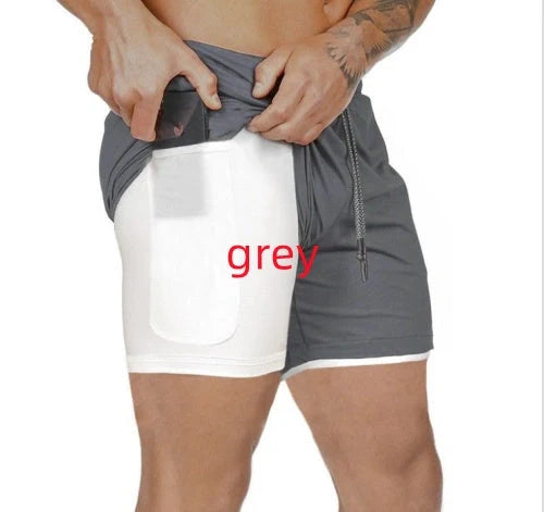 Premium breathable compression shorts with side pockets for enhanced comfort and performance during workouts
