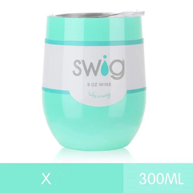 9 oz insulated stainless steel tumbler mug with lid in various vibrant colours, perfect for hot and cold beverages