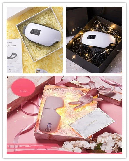 Bluetooth Eye Massager with Air Pressure, Vibration, and Heating Therapy for Soothing Eye Care