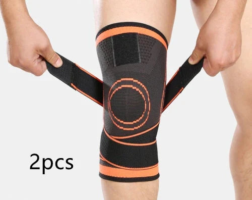 Sports knee brace with adjustable pressure design for active lifestyles