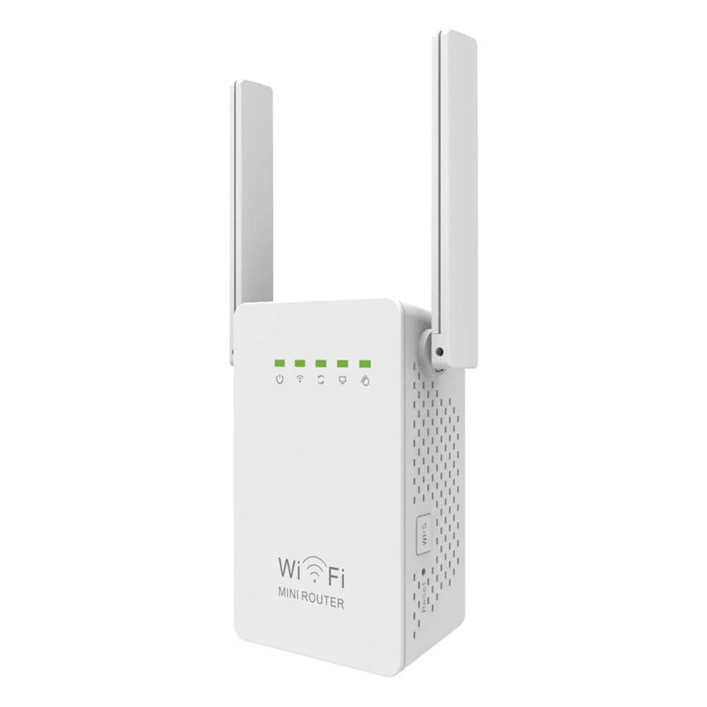 Dual-Band Wireless Repeater with Ethernet Port - Expand your home network with this premium connectivity solution