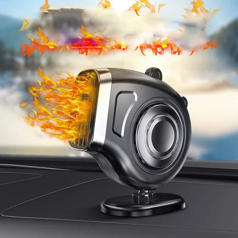 Powerful Dual-Function Car Heater: Defog and Warm Your Ride