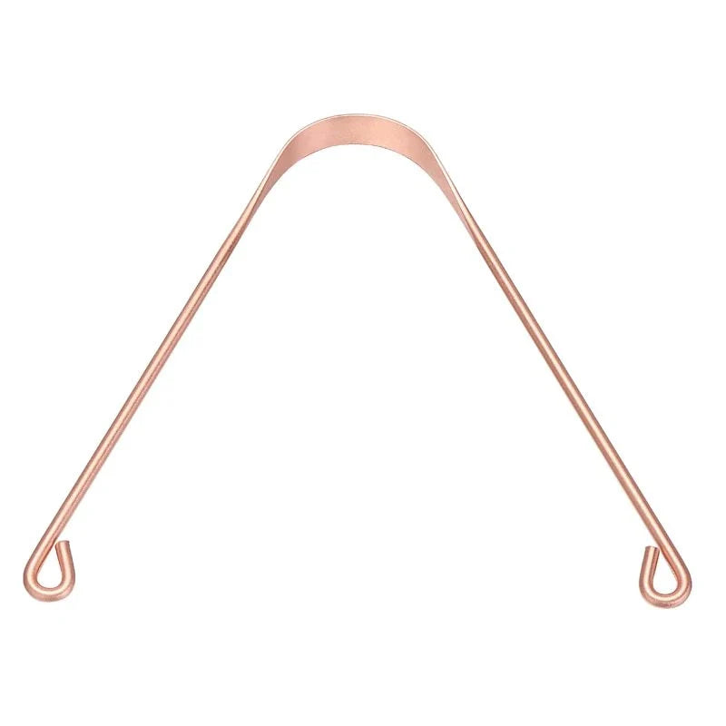 Premium Copper Tongue Scraper for Fresher Breath and Superior Oral Care