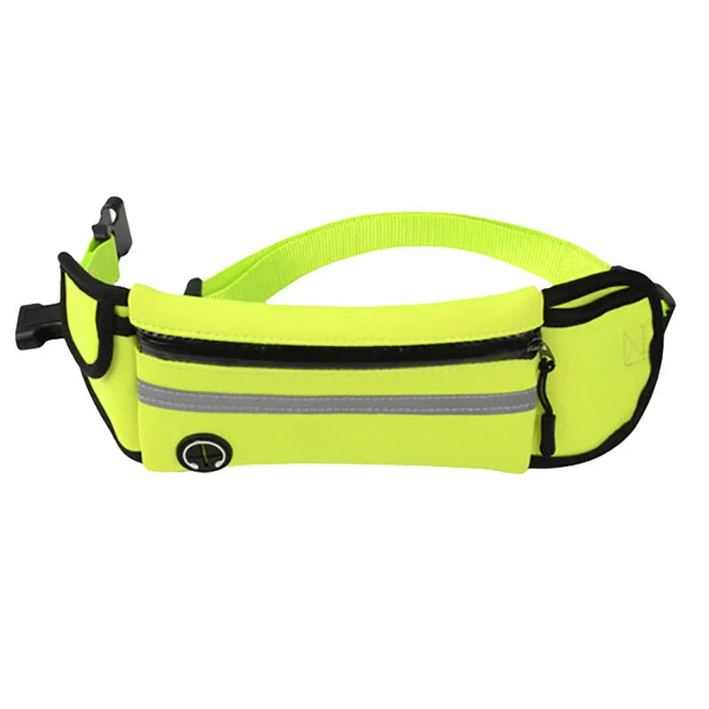 Versatile dog walking bag with waterproof material, reflective traction leash, and adjustable waist design for convenient and safe daily dog walks