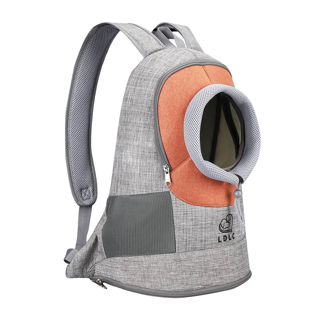 Portable breathable dog cat backpack in green, blue, or orange