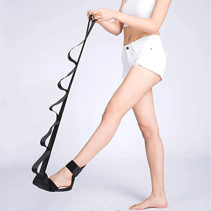 Premium Foot and Leg Stretcher for Plantar Fasciitis Relief - Versatile Stretching Tool with Unique Multi-Loop Design